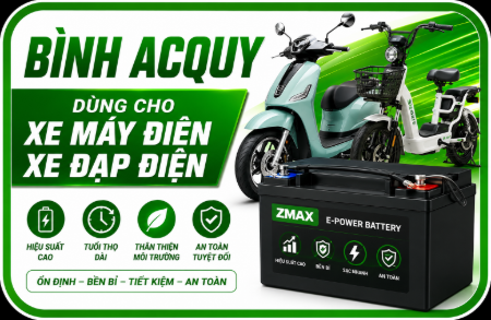 Hình ảnh cho danh mục Acquy Xe Điện