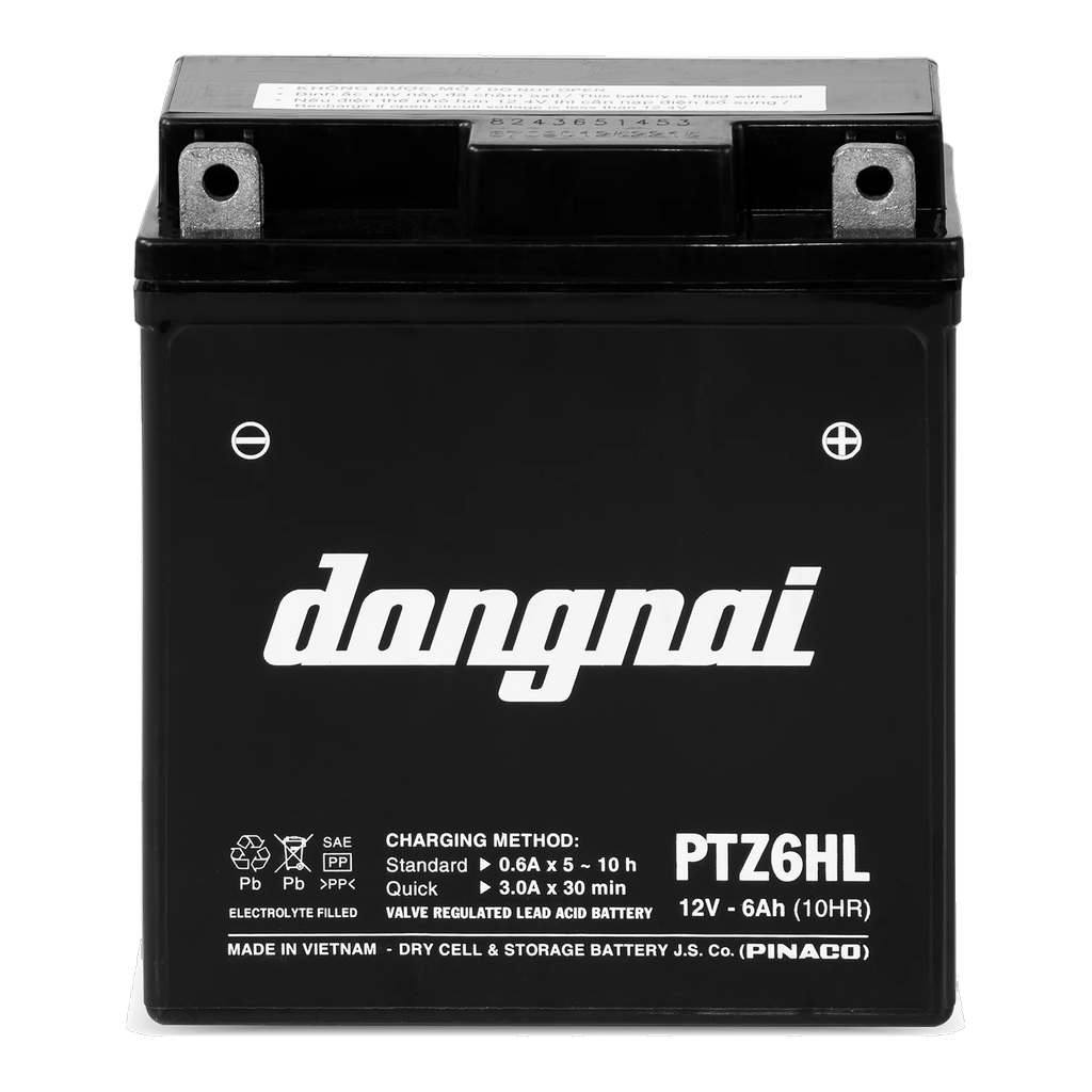 Ắc quy Đồng Nai PTZ6HL 12V 6Ah