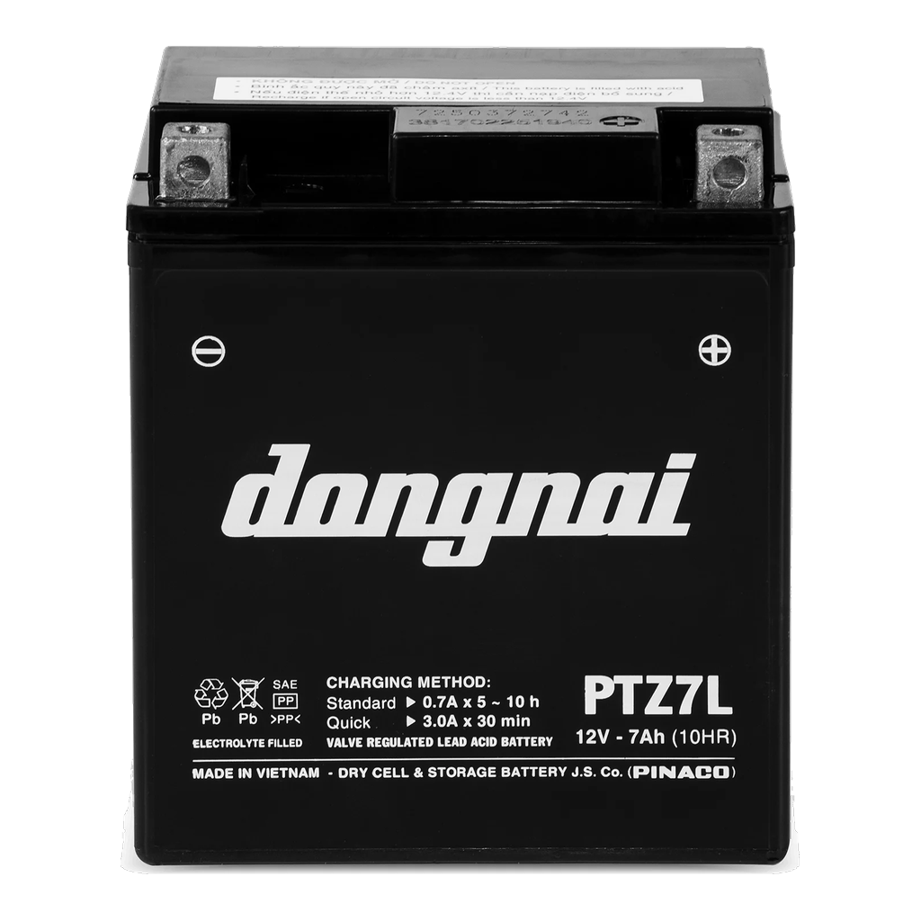 Ắc quy Đồng Nai PTZ7L 12V 7Ah