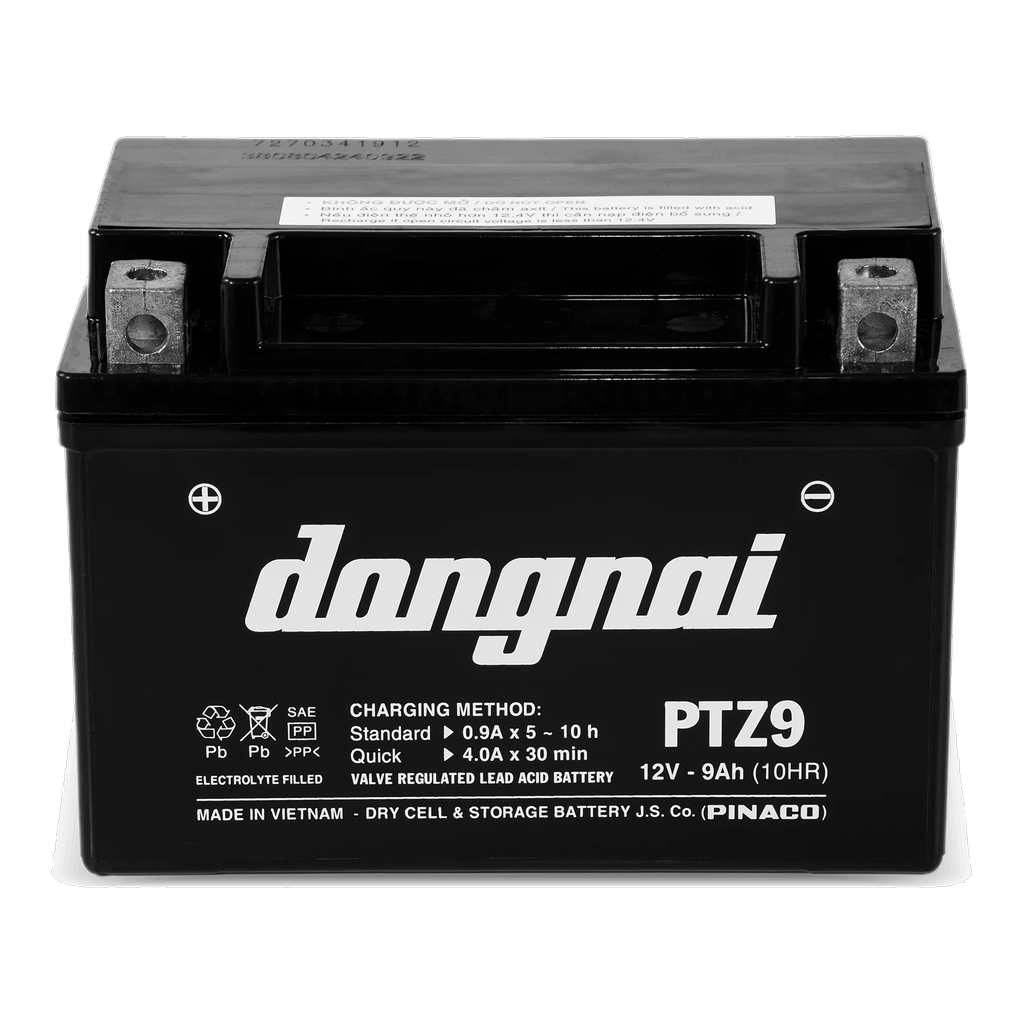 Ắc quy Đồng Nai PTZ9 12V 9Ah