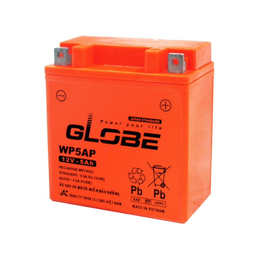 Ắc quy Globe WP5AP 12V 5Ah