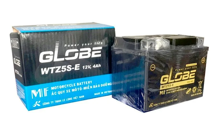 Ắc quy Globe WTZ5S-E 12V 4Ah