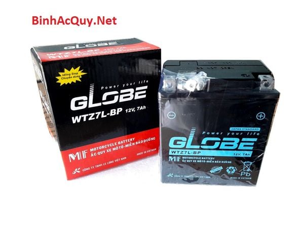 Ắc quy Globe WTZ7L-BP 12V 7Ah