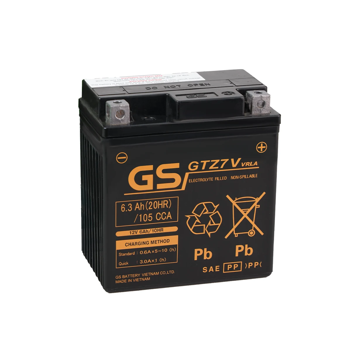 Bình Ắc quy GS GTZ7V 12V 6Ah