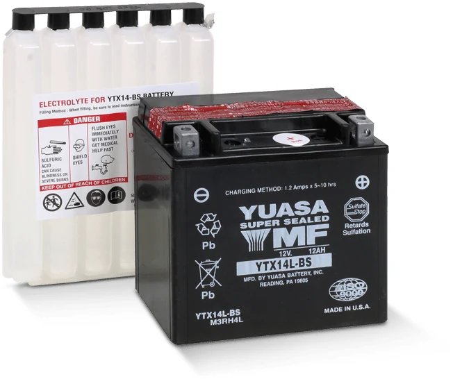 Bình Ắc quy Yuasa YTX14L-BS 12V 12Ah