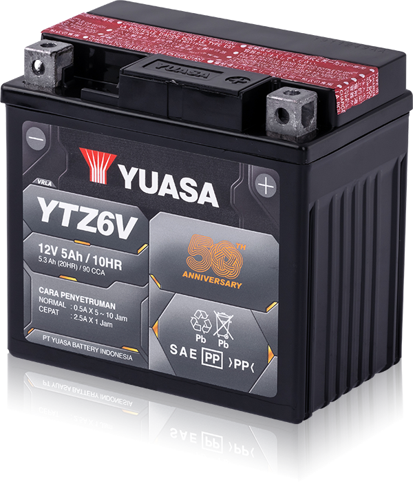 Ắc quy Yuasa YTZ6V 12V 5Ah